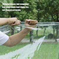 Bâche transparente PVC 450 g/m² à œillets, 2 x 2 m ou 2 x 3 m