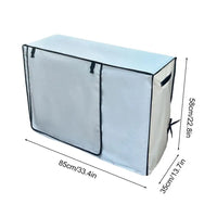 Housse climatiseur extérieur imperméable, protection solaire, volet enroulable, 4 tailles de 78 à 105 cm