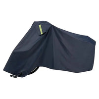 Housse de scooter et moto imperméable anti-UV avec bandes réfléchissantes, noire ou argent, tailles S à L