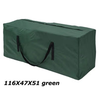 Grand sac de rangement pour coussins de jardin, couettes et sapin de Noël, Oxford imperméable