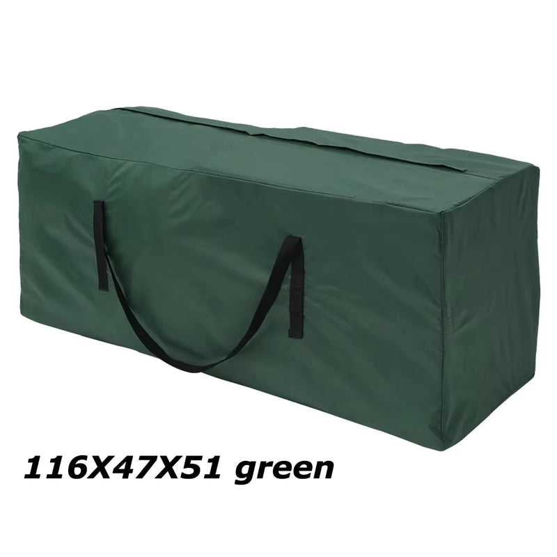 Grand sac de rangement pour coussins de jardin, couettes et sapin de Noël, Oxford imperméable