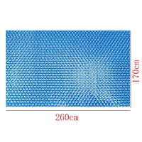 Bâche à bulles piscine rectangulaire ou ronde bleue, isolation thermique, 7 dimensions