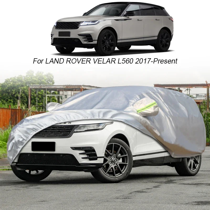 Housse voiture pour Range Rover Evoque L538 et L551, Oxford argenté imperméable, depuis 2014
