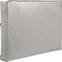 Housse TV extérieure polyester à fermeture scratch, gris, beige ou noir, de 22 à 75 pouces