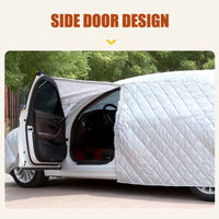 Bâche anti-grêle voiture complète 3 couches Oxford et coton, argent ou noir, berline et SUV