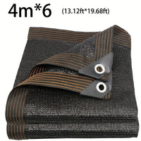 Voile d'ombrage noire anti-UV à 80 % d'ombrage, 21 tailles jusqu'à 8 x 12 m