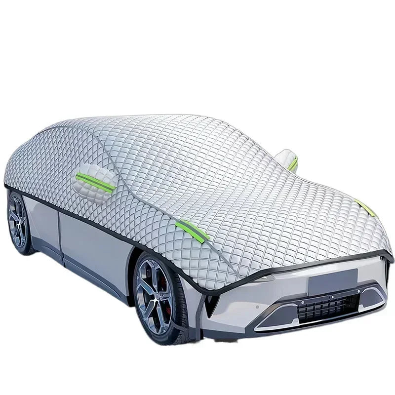 Demi-housse voiture anti-gel et anti-UV à isolation thermique, pour monospace, berline, SUV et compacte