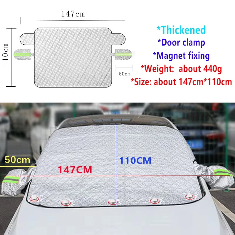 Protection pare-brise antigel pour Volkswagen Tiguan L MK3 2024-2025, neige et soleil