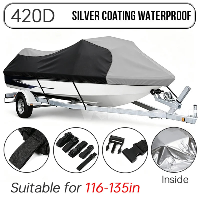 Housse jet ski pour Sea-Doo GTI et Yamaha WaveRunner EXR, Oxford 210D ou 420D, L et XL