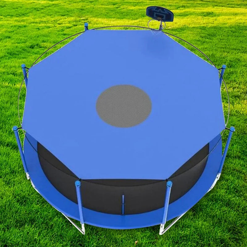 Toit de trampoline pare-soleil hexagonal en Oxford imperméable anti-UV, 183, 244 ou 305 cm