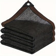 Voile d'ombrage PEHD noir avec œillets, 70 à 90 % d'ombre pour jardin