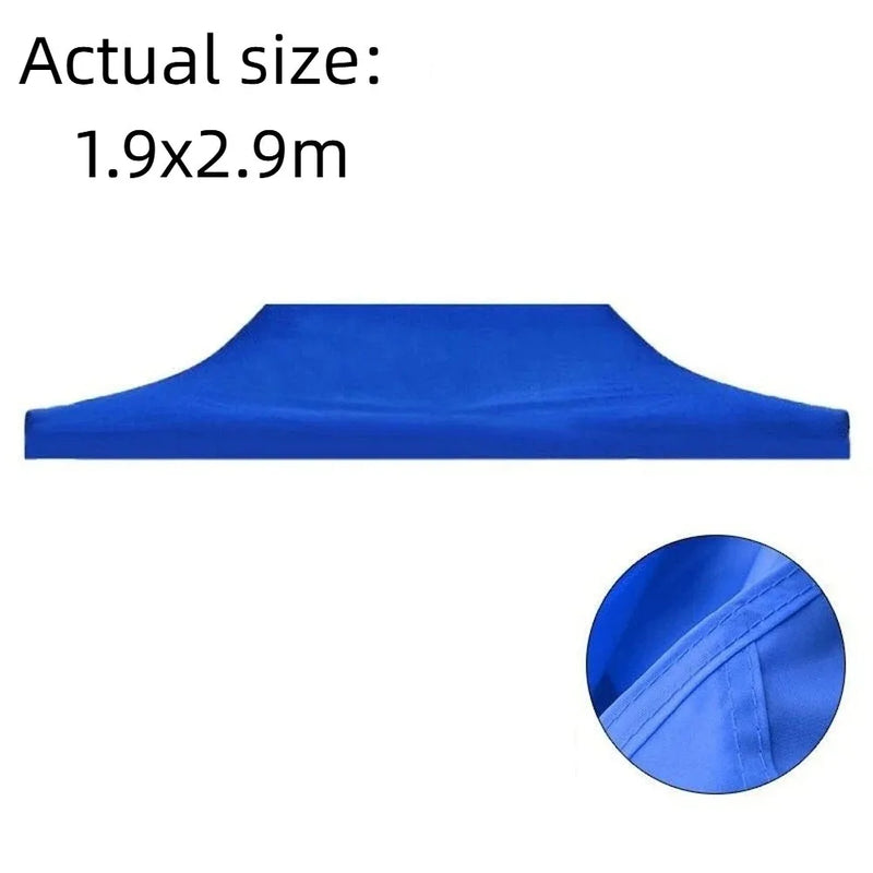 Toit de tonnelle pliante en Oxford 420D imperméable, rouge ou bleu, 3 tailles