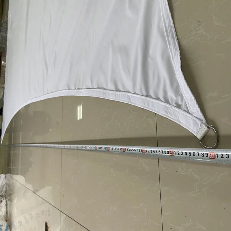 Voile d'ombrage grande taille 160 g/m², bords incurvés, 95 % d'ombrage pour patio
