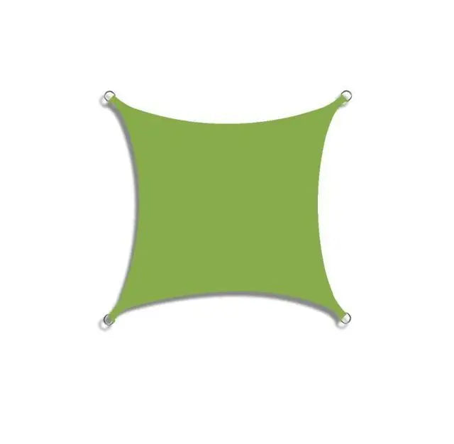 Voile d'ombrage carré ou rectangulaire polyester 300D imperméable, 15 tailles, 11 coloris