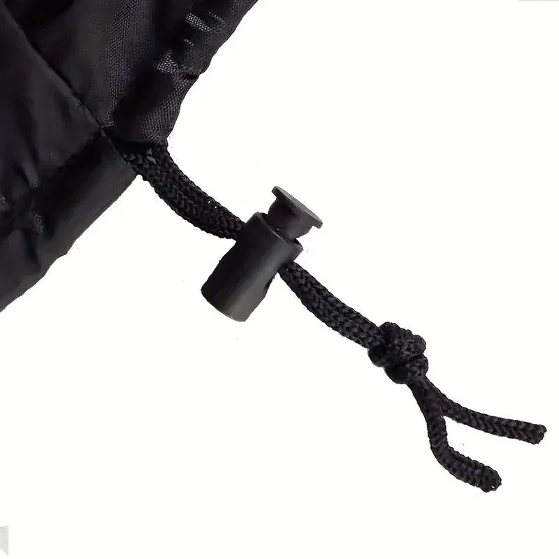 Housse brasero noire imperméable anti-poussière et anti-UV, 4 dimensions de 58 à 122 cm