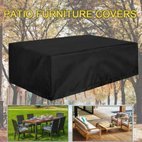Housse de protection salon de jardin rectangulaire imperméable, Oxford 210D, 34 tailles