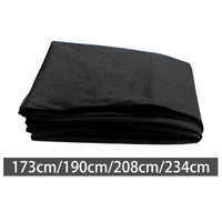 Toile de remplacement pour bimini de bateau 4 arceaux, noire, Oxford PVC, 4 tailles