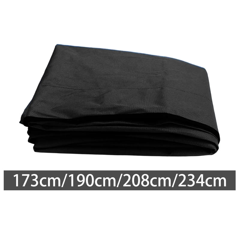 Toile de remplacement pour bimini de bateau 4 arceaux, noire, Oxford PVC, 4 tailles
