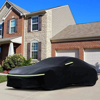 Housse voiture pour Porsche 911 (1998-2023), noire, imperméable et anti-UV, polyester 190T