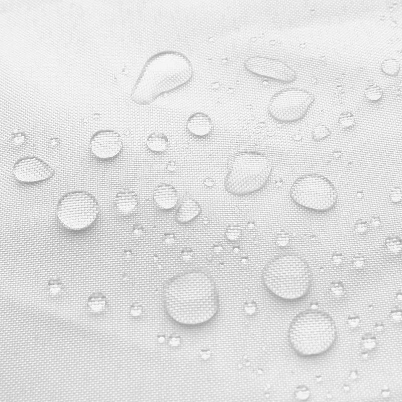 Voile d'ombrage blanche en Oxford 420D, carrée, rectangulaire ou triangulaire