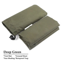 Bâche de sol Oxford imperméable à œillets, 4 coloris, 3 tailles de 1,5 à 3 m