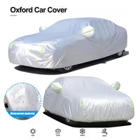 Housse voiture pour Kia K5, Oxford argentée, imperméable, anti-poussière, bandes réfléchissantes