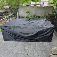 Housse salon de jardin rectangulaire Oxford 210D, 2 coloris, 36 tailles de 45 à 350 cm