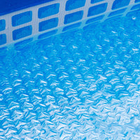 Bâche à bulles piscine ronde 240 ou 300 cm en film PE isolant anti-poussière