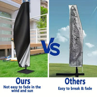 Housse parasol déporté universelle en Oxford imperméable, droite ou banane, de 183 à 280 cm