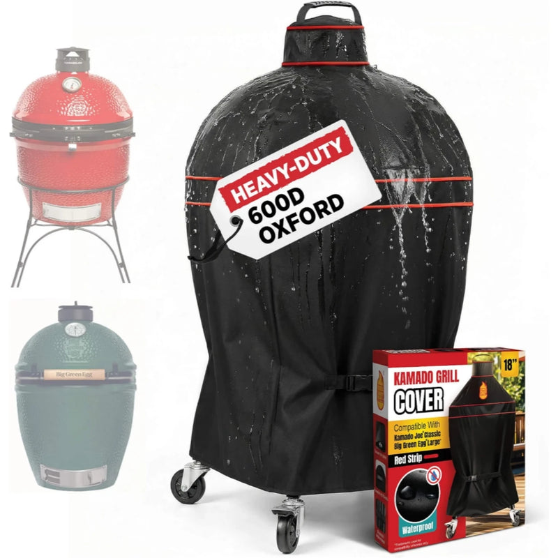 Housse barbecue pour Big Green Egg Large et XL et Kamado Joe Classic, Oxford 600D imperméable