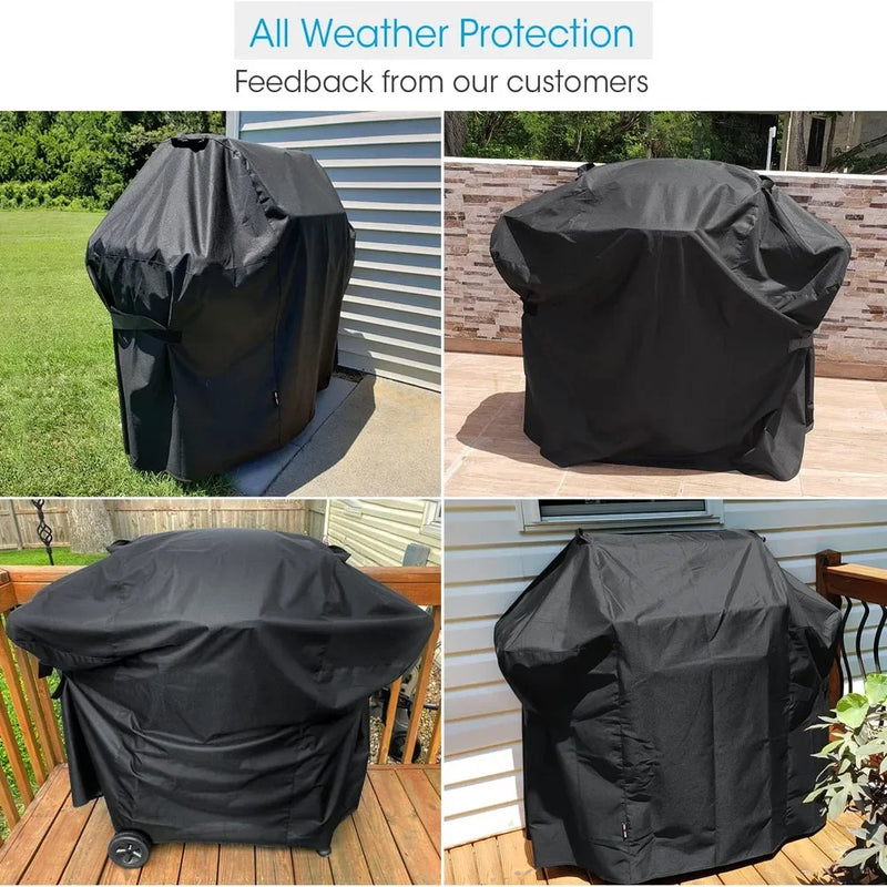 Housse de barbecue robuste anti-pluie et anti-UV en Oxford 190T, 7 tailles de XXS à XL