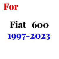 Housse voiture pour Fiat 500, 600, Punto et Uno, polyester argenté anti-UV et coupe-vent