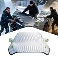 Demi-housse voiture imperméable anti-neige et anti-gel en film aluminium, 530 x 250 cm