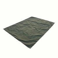 Bâche de sol camping imperméable Oxford à œillets, 3 coloris, 210x90 à 300x290 cm