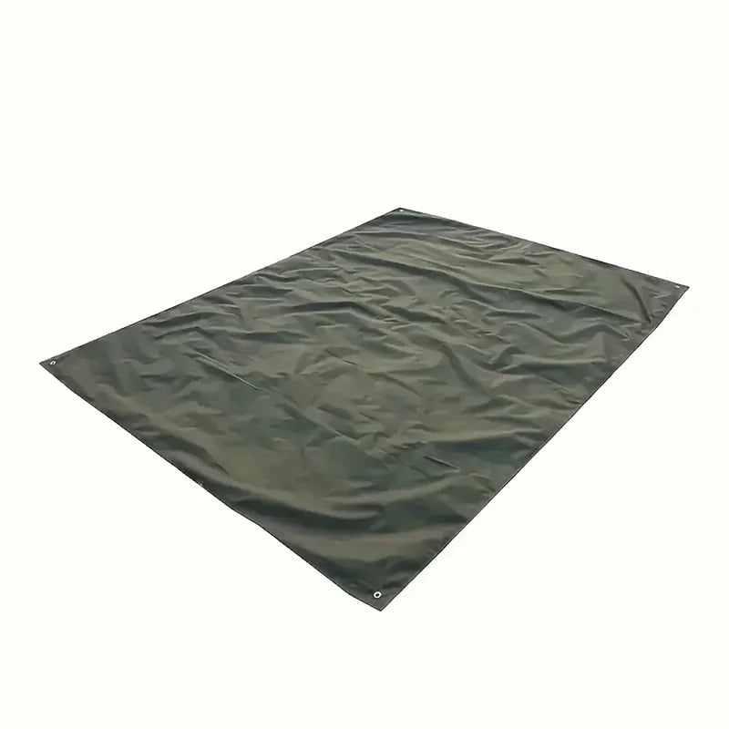 Bâche de sol camping imperméable Oxford à œillets, 3 coloris, 210x90 à 300x290 cm