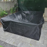 Housse salon de jardin rectangulaire Oxford 210D, 2 coloris, 36 tailles de 45 à 350 cm