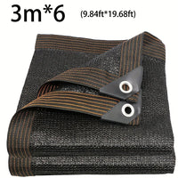 Voile d'ombrage noire anti-UV à 80 % d'ombrage, 21 tailles jusqu'à 8 x 12 m