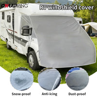 Housse de pare-brise camping-car anti-givre et anti-neige, 5 couches non tissées, 215 x 230 cm