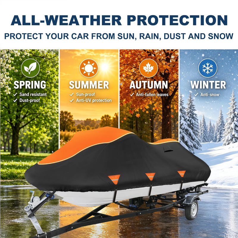 Housse jet ski pour Sea-Doo Spark et Trixx 2 ou 3 places 2014-2024, Oxford 420D