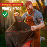 Housse barbecue pour Big Green Egg Large et XL et Kamado Joe Classic, Oxford 600D imperméable