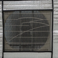 Housse de climatiseur extérieur en aluminium, façade en maille, 4 tailles de 75 à 96 cm