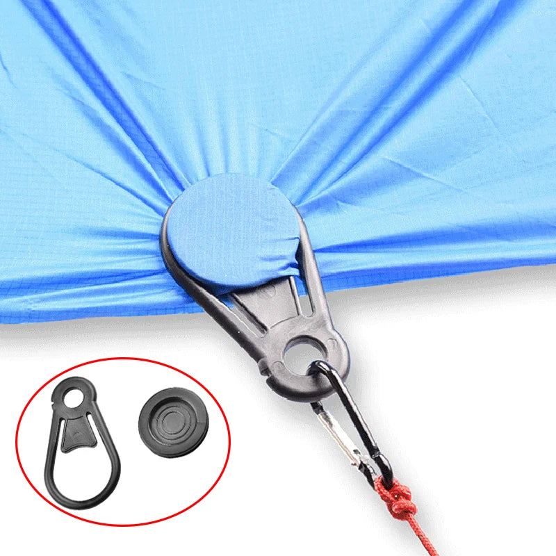 Clips de bâche à disque en plastique, lot de 4 ou 8, sans percer la toile