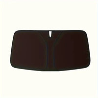 Pare-soleil voiture pliable réfléchissant en tissu argenté, 140 x 70 cm, avec sac de rangement