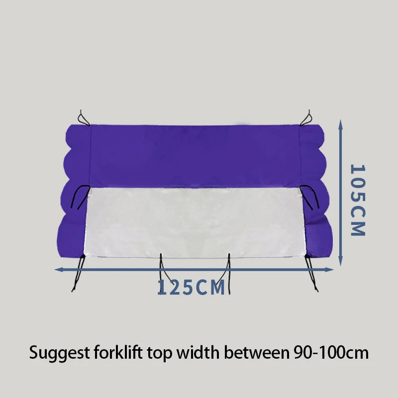 Bâche de toit pour chariot élévateur en PVC imperméable, 105 x 125 ou 105 x 140 cm