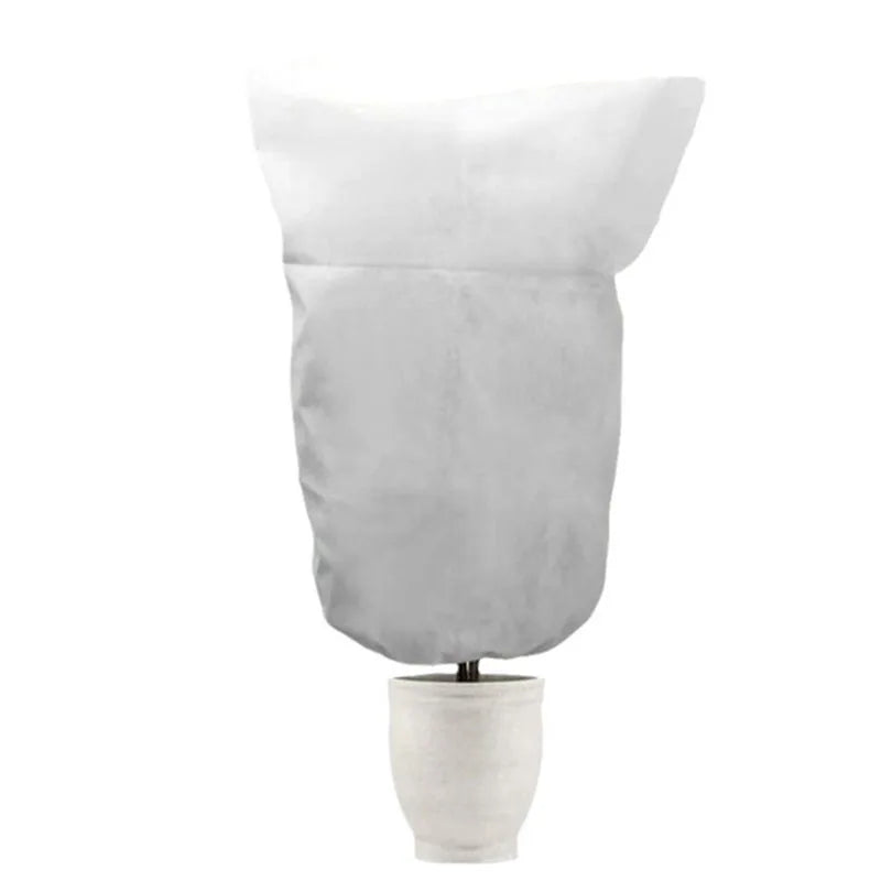 Housse d'hivernage à cordon pour plantes, blanc, beige ou vert, 60x80 à 120x180 cm