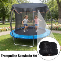 Housse trampoline pare-soleil en filet maille anti-UV, pour trampoline de 1,83 à 4,88 m