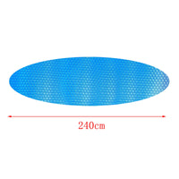 Bâche à bulles piscine ronde 240 ou 300 cm en film PE isolant anti-poussière