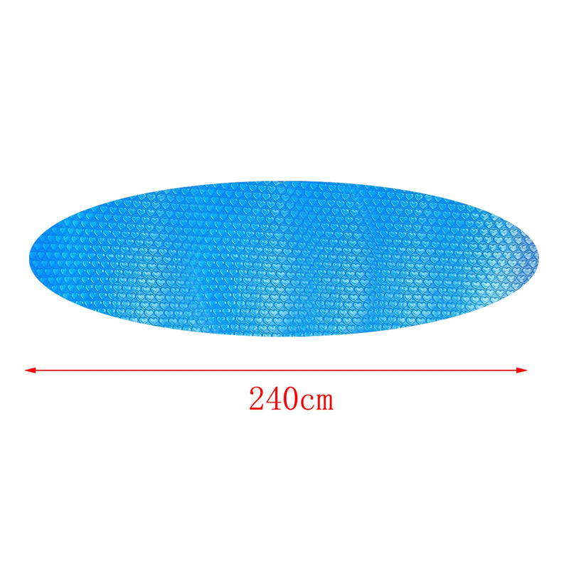 Bâche à bulles piscine ronde 240 ou 300 cm en film PE isolant anti-poussière