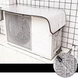 Housse pare-soleil réfléchissante pour climatiseur extérieur 100 x 46 cm, bandes élastiques et crochets