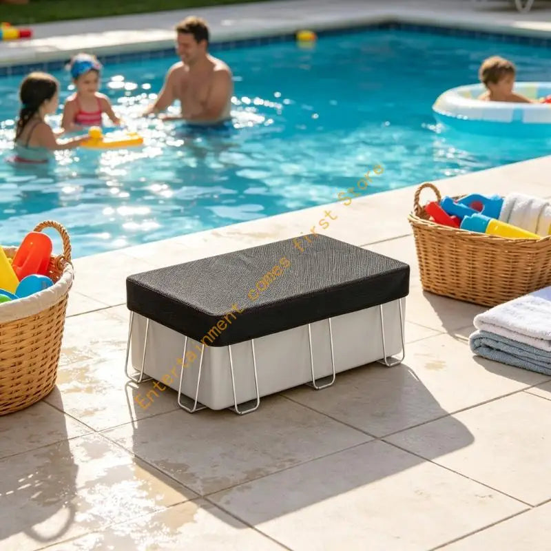 Bâche piscine hors sol rectangulaire Oxford 210D, 230 x 160 à 460 x 230 cm